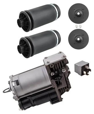 Produktbild von Paar Hinten Luftfeder Luftfederung + Kompressor for Mercedes W164 X164 ML63 AMG