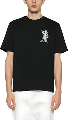 Productafbeelding van Amiri tuinprint T-shirt voor heren, zwart