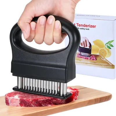 Vleesmaker mit 48 Edelstahlmessern für Steak, Hähnchen, Schwein