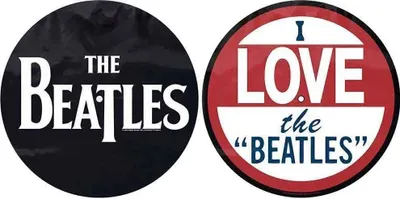 Obrázok produktu pre The Beatles Drop T Logo & I Love Slipmat