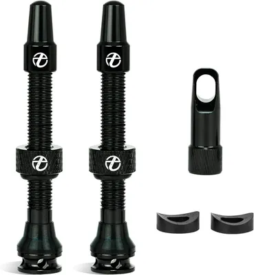 Immagine prodotto di Valvola tubeless Presta, 65 mm, in lega di alluminio, per pneumatici tubeless