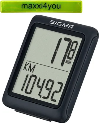 Obrázok produktu pre Cyklopočítač Sigma BC 5.0 WR vrátane reflexného pásu maxxi4you