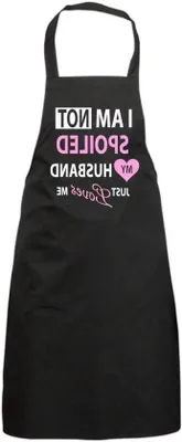 Immagine prodotto di Küchenhändeschutz mit lustigen Sprüchen - Einzigartige Küchenhülle für Kochen und Backen - Schwarz, einheitsgröße