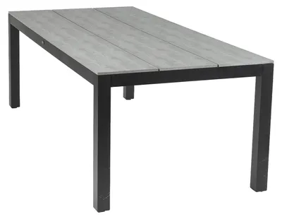 Produktbild von Gartentisch Limasol 225 x 100 cm | Polywood & Aluminium | Grau