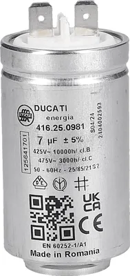 Produktbild von easyPART passend für 8581256417016 Electrolux Kondensator 7µF für Trockner