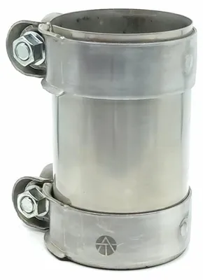 Immagine prodotto di Morsetto doppio in acciaio inossidabile per tubi di scarico (diametro 55 mm)