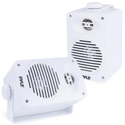 Produktbild von Pyle Bluetooth Lautsprecher Boxen – 200W 3.5" Outdoor 2-Wege Set, wetterfest, We