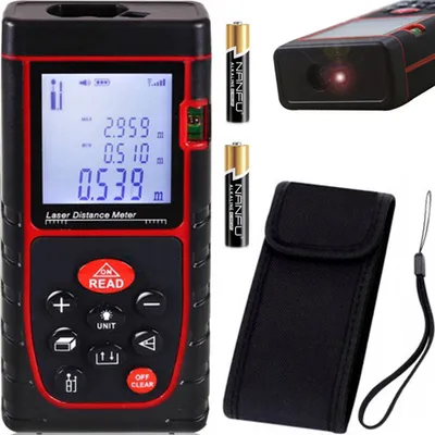 Produktbild von Entfernungsmesser Laser 40m Digitales Batterien Abdeckung Distanzmessgerät LCD Hintergrundbeleuchtung Viele Messmodi Abstand IP54 Präzision Retoo