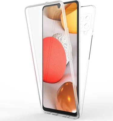 Produktbild von NALIA 360 Grad Handy Hülle für Samsung Galaxy A42 5G, Transparent Case Cover