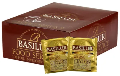 Obrázok produktu pre Čierny čaj Basilur Gold, 100 vrecúšok po 2 g