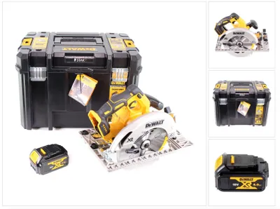 Immagine prodotto di DeWalt DCS 572 NT Sega circolare a batteria 18 V 184 x 16 mm + 1x batteria 4,0 Ah + T-STAK - senza caricabatteria
