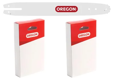 Image de Guide-chaîne Standard Kombo Oregon + 2x chaîne de tronçonneuse 30 cm 3/8" LP 1,3 mm 44 TG ( 567295 )