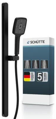 Produktbild von 21213-EU HAWAII E Stangenbrause-Set, Schwarz matt, eckig