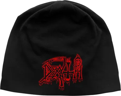 Produktbild von Death - Mütze für Herren/Damen Uni RO5242 (Einheitsgröße) (Schwarz)
