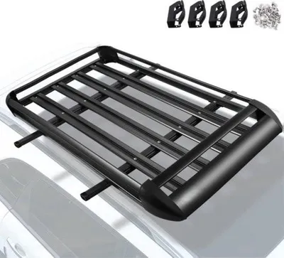 Image de Barre de toit universelle - capacité de charge 90 kg - voiture - aluminium - porte-bagages