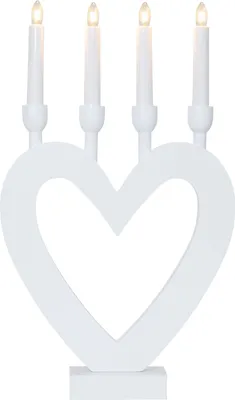 Produktbild von Star Trading 244-90, Leichte Dekorationsfigur, Weiß, Weiß, 4 Glühbirne(n), E10, 12 W