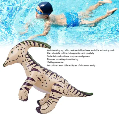 Obrázek produktu pro Simulace dinosaura Model Dětský bazénový večírek Nafukovací hračka Vzdělávací hračka #2