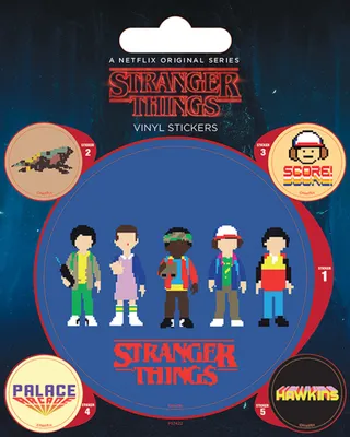 Immagine prodotto di Stranger Things - Set di adesivi - Arcade
