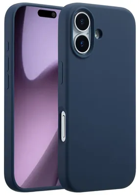 Imagen del producto de Funda de silicona líquida con MagSafe para Apple iPhone 17 - Azul oscuro