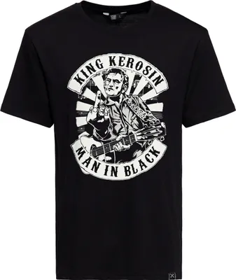 Produktbild von King Kerosin T-Shirt - Man In Black II Schwarz M