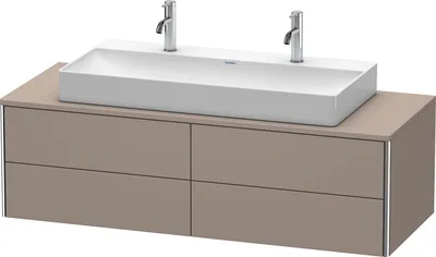 Produktbild von Waschtischunterbau XSQUARE 400x1400x548mm basalt matt basalt matt