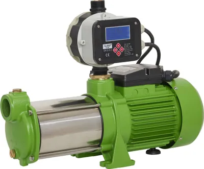 Produktbild von CHM GmbH® Gartenpumpe mit Druckschalter einstellbar Kreiselpumpe Edelstahl 5,5 Bar 8000 L/h