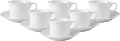 Produktbild von Villeroy & Boch Cellini Cappuccino Tasse mit Untertasse 350 ml 6er Set