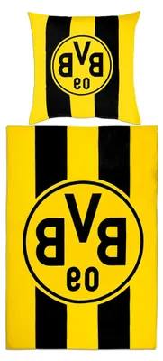 Produktbild von Bettwäsche Borussia BVB Blockstreifen 135 x 200 cm