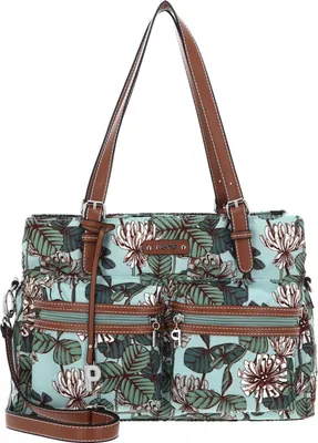 Image de PICARD sac à épaule sac à épaule bandoulière Sonja Shopper Flowerbed turquoise
