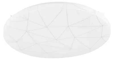 Immagine prodotto di Plafoniera Moderna Rende Acciaio Bianco Luce Led Integrato 19,5W Ip20