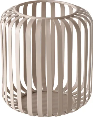 Produktbild von Boltze Windlicht Viki Leuchter aus Eisen Beige Rund Lichtlein 2045506
