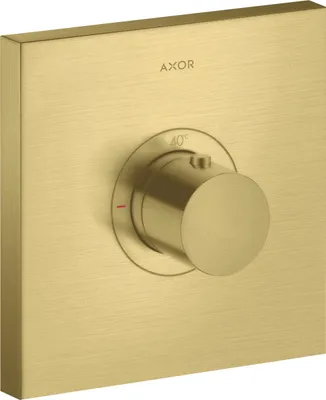 Produktbild von Thermostat AXOR SHOWERSOLUTIONS SQUARE Highflow, Unterputz brushed brass brushed brass