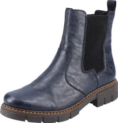 Produktbild von Rieker Damen Stiefelette modisch Chelsea Boot kräftig profilierte Laufsohle Z3561, Größe:39 EU, Farbe:Mehrfarbig