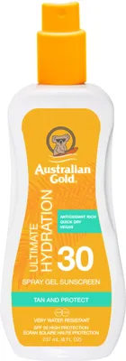 Zdjęcie produktu dla Australian Gold Żel W Sprayu Bezbarwny Z Filtrem SPF30