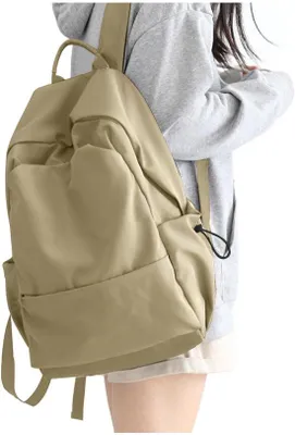 Produktbild von Leichter Damenrucksack 14 Zoll Laptop Wasserabweisend Kaffee