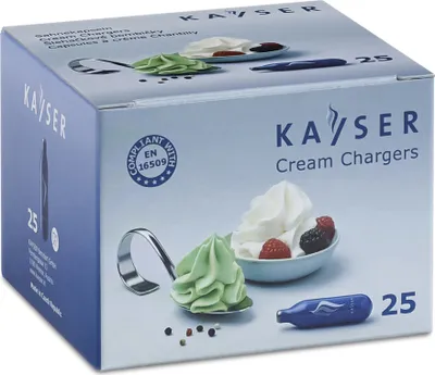 Produktbild von Kayser Šlehačkové bombičky jednorázové 7,5 g, 25 ks