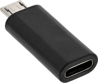 Obrázok produktu pre InLine 33302I, micro USB male, USB C, Čierna