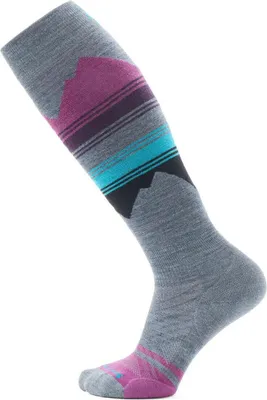 Produktbild von Smartwool Damen Targeted Cushion OTC Skisocken pewter blue 42-45