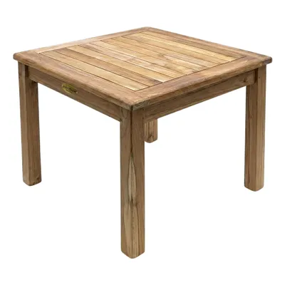 Produktbild von 2.05 Tisch SOLO 50x50 cm aus Teak - Beistelltisch viereckig mit 4 Beinen