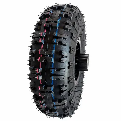 Produktbild von Komplettrad Kinderquadreifen Quadreifen Reifen 4.10-4 Kinderquad Kinder Schwarz