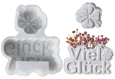 Immagine prodotto di Stampo in silicone a forma di lettera, ideale per creare portavasetti floreali
