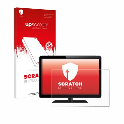 Produktbild von upscreen Schutzfolie für Flachbildschirme mit 61 cm (24 Zoll) Displays 532 x 299 mm Displayschutz Displayschutzfolie Folie Klar Transparent