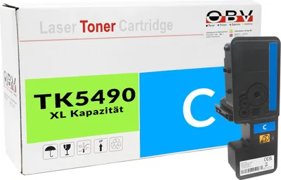 Produktbild von OBV Toner für Kyocera TK-5490C ECOSYS MA 2101 cfx, MA 2101 cwfx Cyan