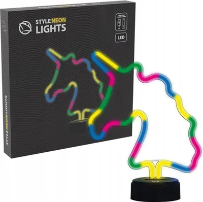 Obrázek produktu pro Manta Neon LED Jednorožec dekorativní lampa