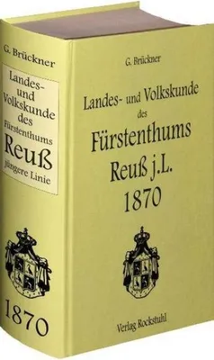 Produktbild von Landes- und Volkskunde des Fürstentums Reuß jüngere Linie 1870