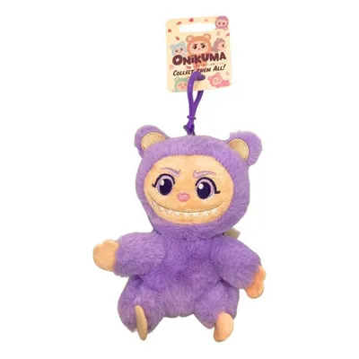 Produktbild von 1 x Onikuma Plüsch Monster Taschenanhänger Bagclip 13cm, 1 aus 6 Farben
