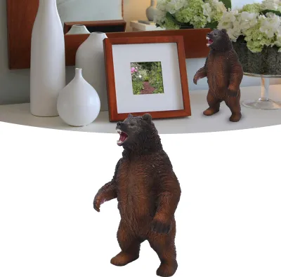 Produktbild von Braunbär-Figur, lebensechtes Aussehen, langlebiger Kunststoff, regt die Fantasie für das Bildungsheim von Kindern an