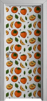 Produktbild von Tür Selbstklebende 80x210 cm Türfolie Türtapete Klebefolie - Dattelpflaume Früchte