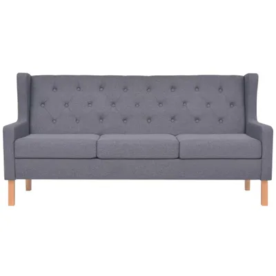 Produktbild von ZMH 2-tlg. Sofa-Set Stoff Grau