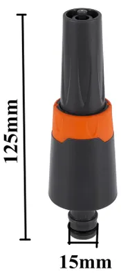 Produktbild von Hochdruck-Wasserpistole - Schnellkupplungspistole - Einstellbare Sprühmuster - 3–5 bar Arbeitsdruck - 5–8 m Sprühweite - Garten und Autowäsche